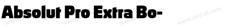 Absolut Pro Extra Bo字体转换 Absolut Pro Extra Bo字体转换